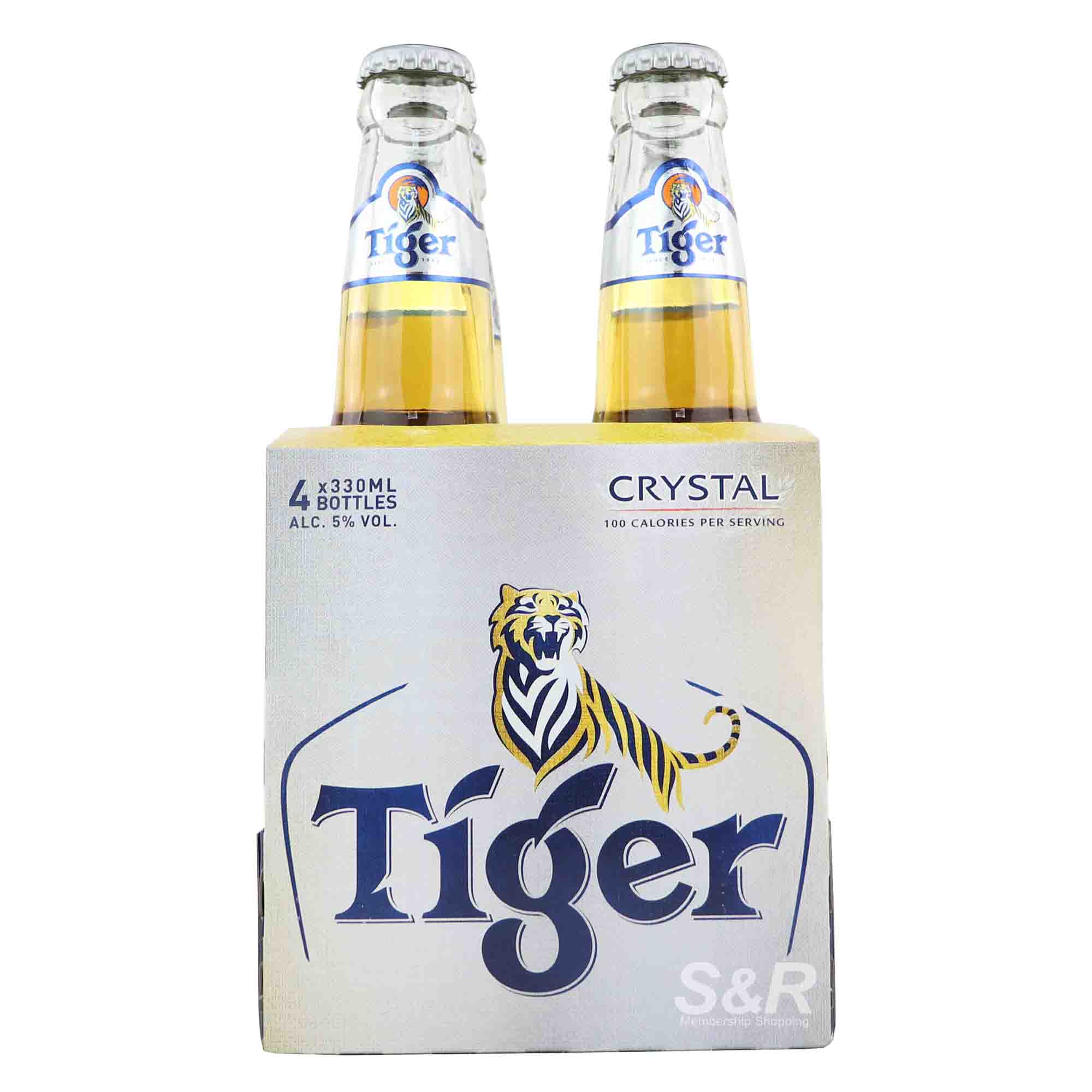 Tiger Crystal Asian Lager Beer (330mL x 4pcs)